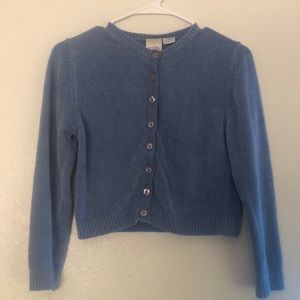 Super cute baby blue long sleeve button up